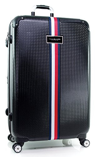 tommy hilfiger basketweave luggage