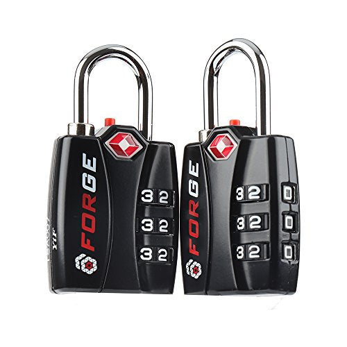 forge 4 digit tsa lock with inspection indicator