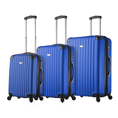 Shop Viaggi Rovigo 3Pc Blu, Blue – Luggage Factory