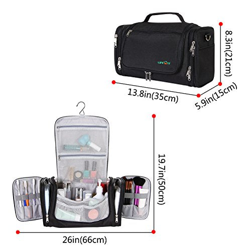 Lifewit Hanging Toiletry Bag Extra Large Waterproof Travel Essentials ...
