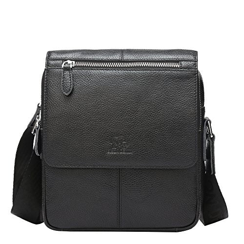 Bison Denim Vintage Genuine Leather Messenger Shoulder Bag Satchel ...