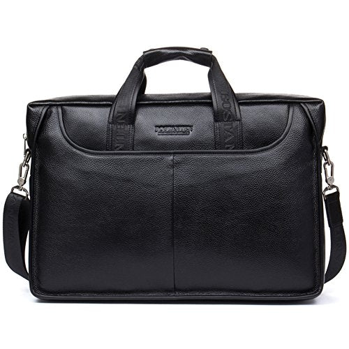 Bostanten Leather Lawyers Briefcase Laptop Messenger Business Bags For