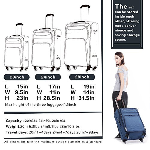 luggage that fits inside each other