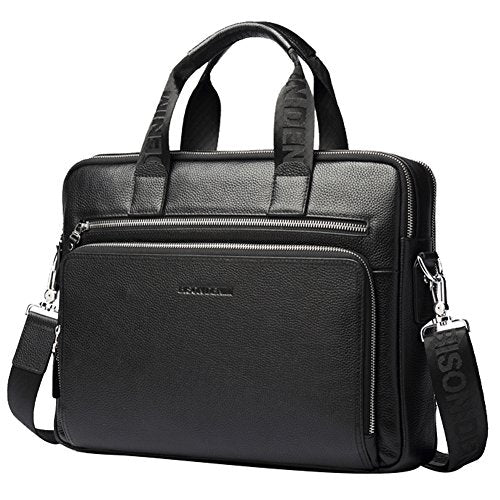 Bison Denim Genuine Leather Briefcase Messenger Bag Shoulder Cross-Body ...