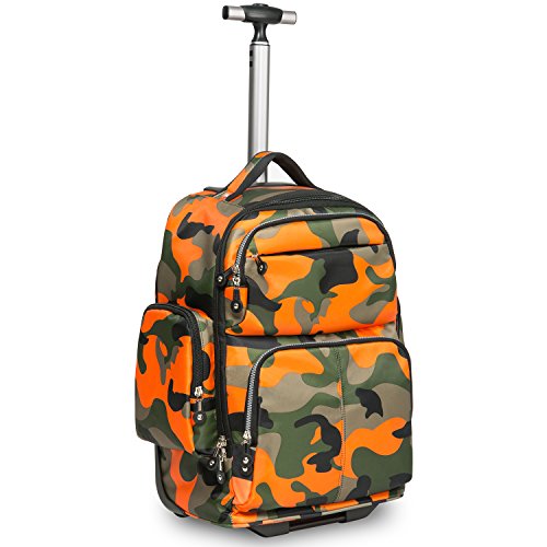 Photo 1 of * used item *
20 inches Big Storage Multifunction Travel Wheeled Rolling Backpack Luggage 