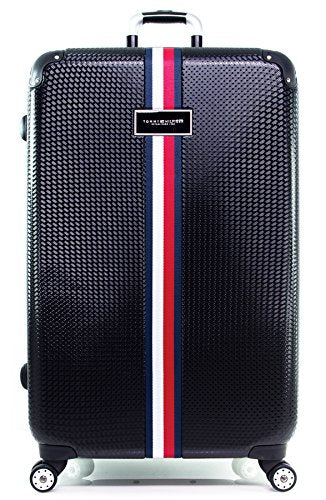 tommy hilfiger basketweave luggage