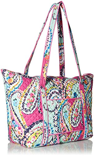 Vera Bradley Iconic Miller Travel Bag, Signature Cotton, Wildflower Paisley