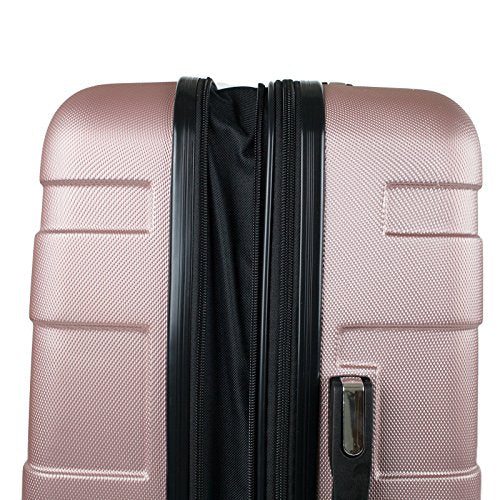 Amka Verano Hardside 3-Piece Expandable Spinner Upright Luggage Set ...