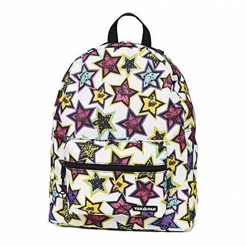 Shop Yak Pak Colorful Stars Canvas Backpack S Luggage Factory