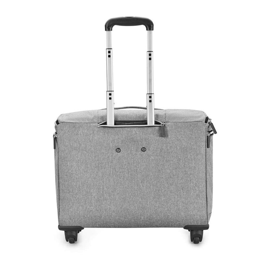 Biaggi Luggage Lift Off Expandable Carryon to Check In, Grey