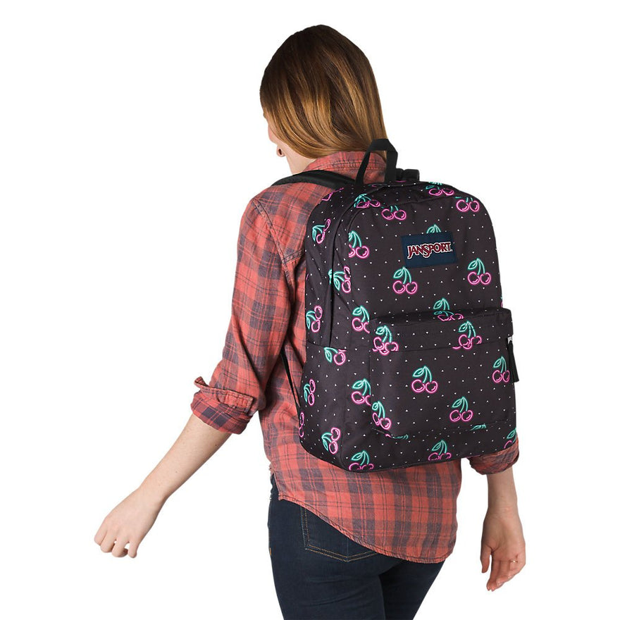 jansport cherry backpack