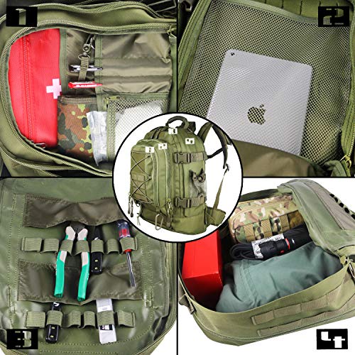 pans military expandable travel backpack