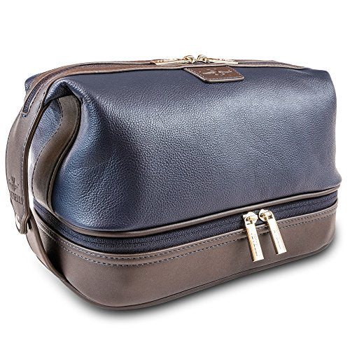 Shop Vetelli Leo Leather Toiletry Bag for Men – Luggage Factory