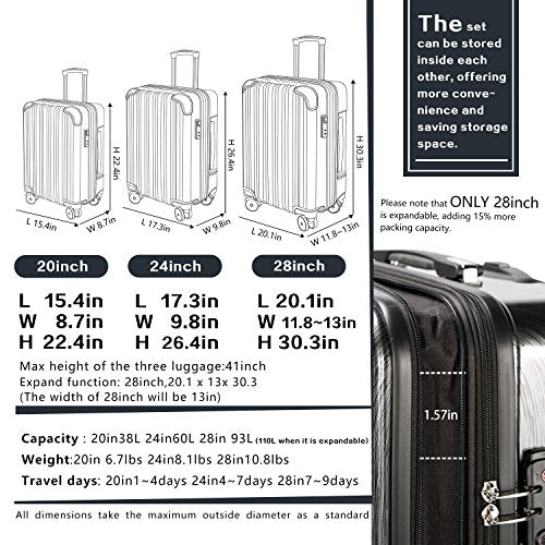 weight of 28 inch luggage