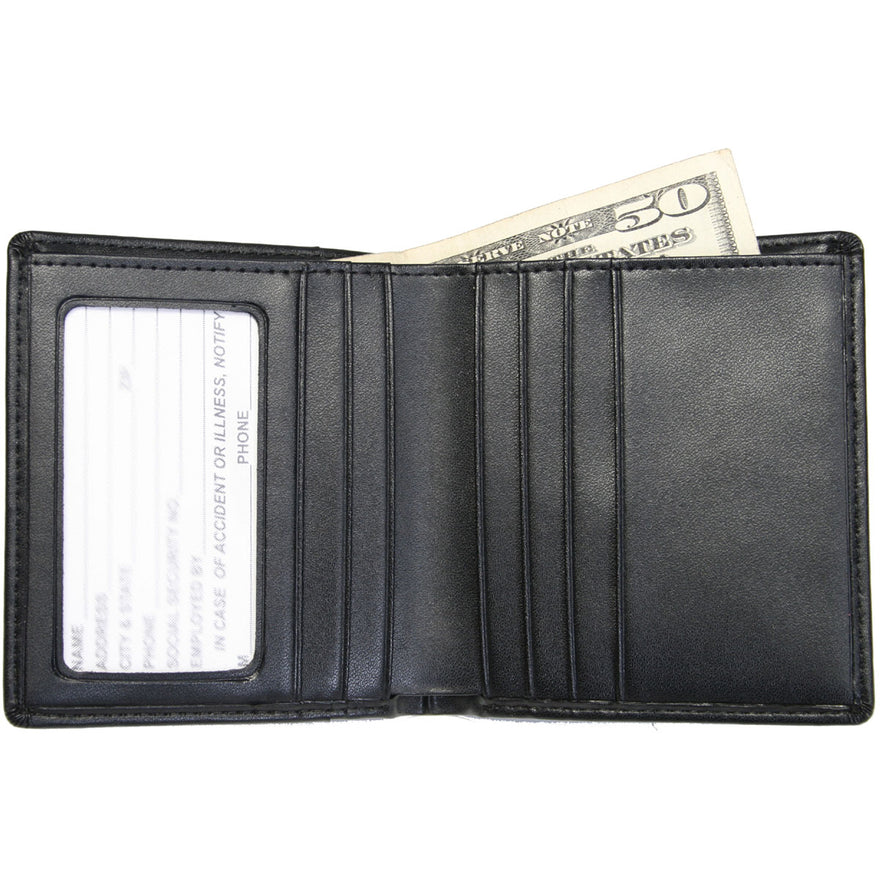 Royce Leather Men's Double ID Bifold Wallet