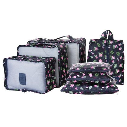 7 in 1 Travel suitcase organizer sets storage case/bag thicker ...