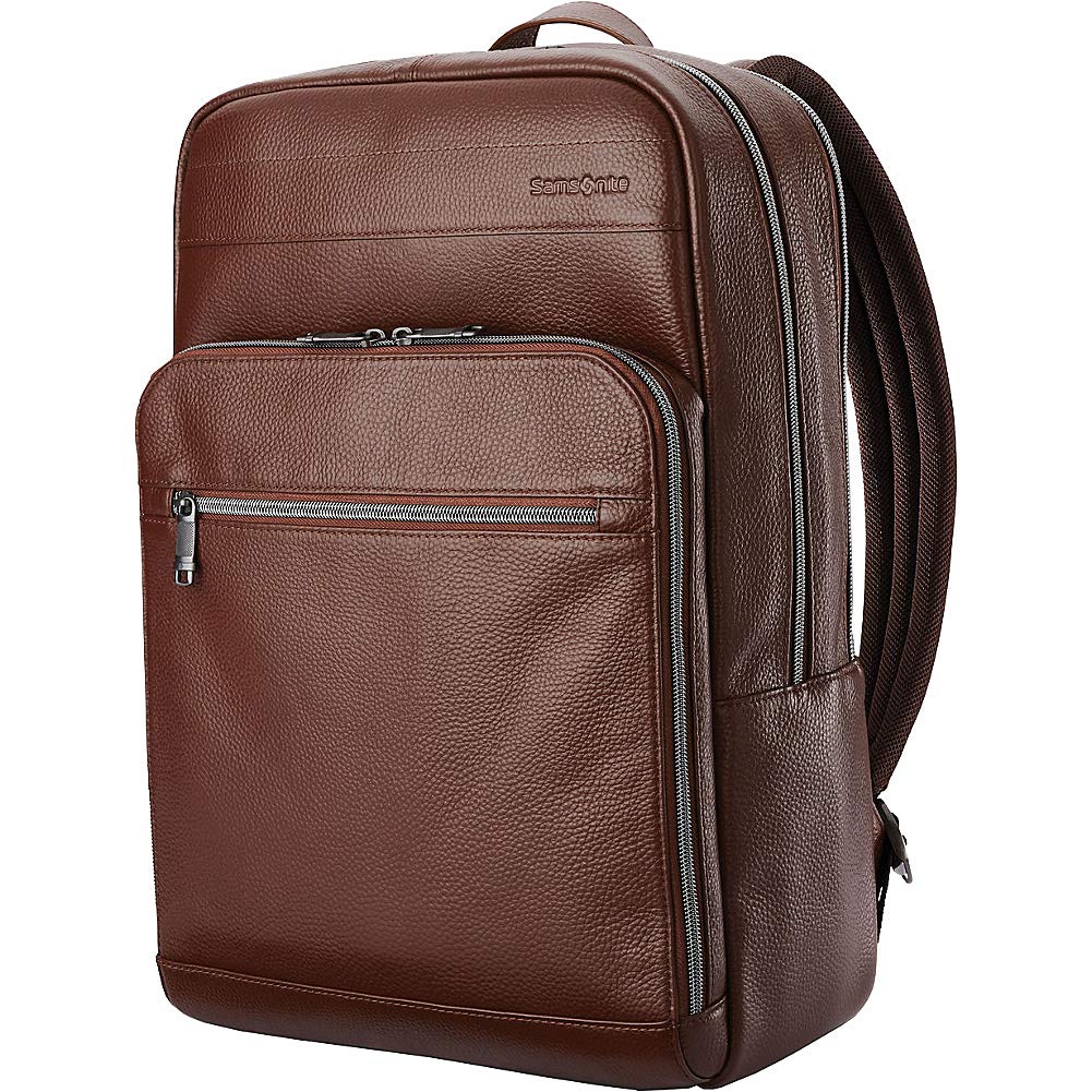 navigatie moordenaar Interpretatie Shop Samsonite Leather Slim Laptop Backpack ( – Luggage Factory