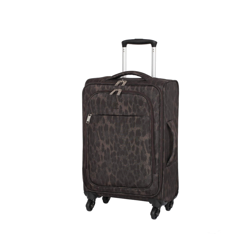 it luggage leopard print suitcase