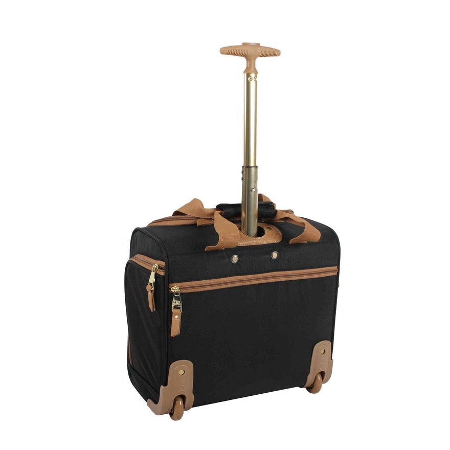 steve madden luggage wheeled suitcase under seat bag