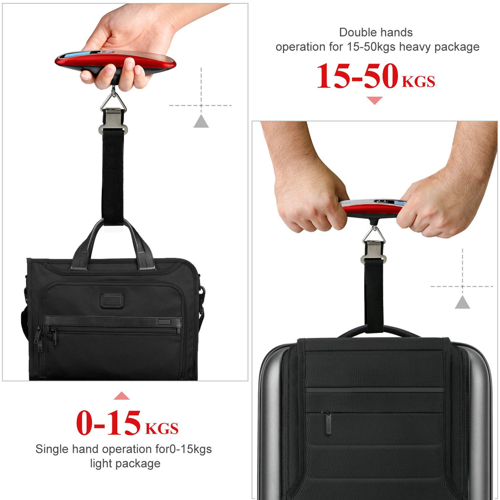 MYCARBON Digital Luggage Scale, Luggage Scale Travel Digital, 110 lbs ...