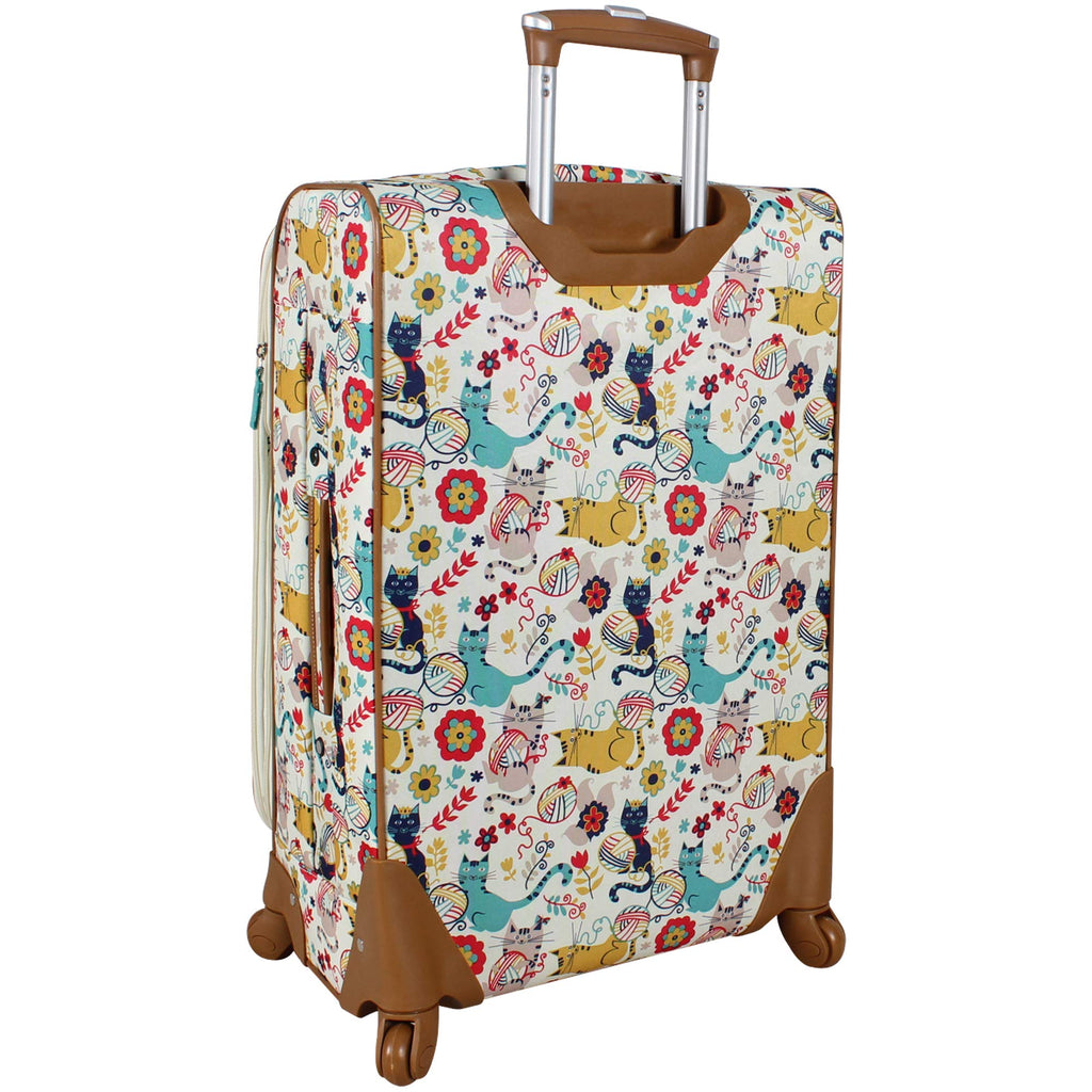 Lily Bloom Luggage 3 Piece Softside Spinner Suitcase Set Collection ...