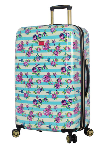 betsey johnson floral luggage