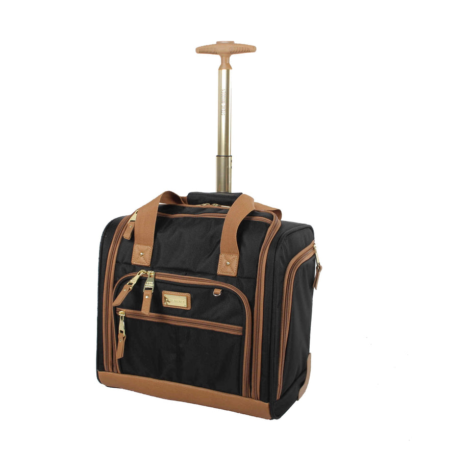 steve madden luggage wheeled suitcase under seat bag