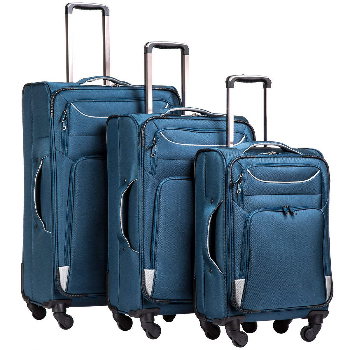 blue travel bag set