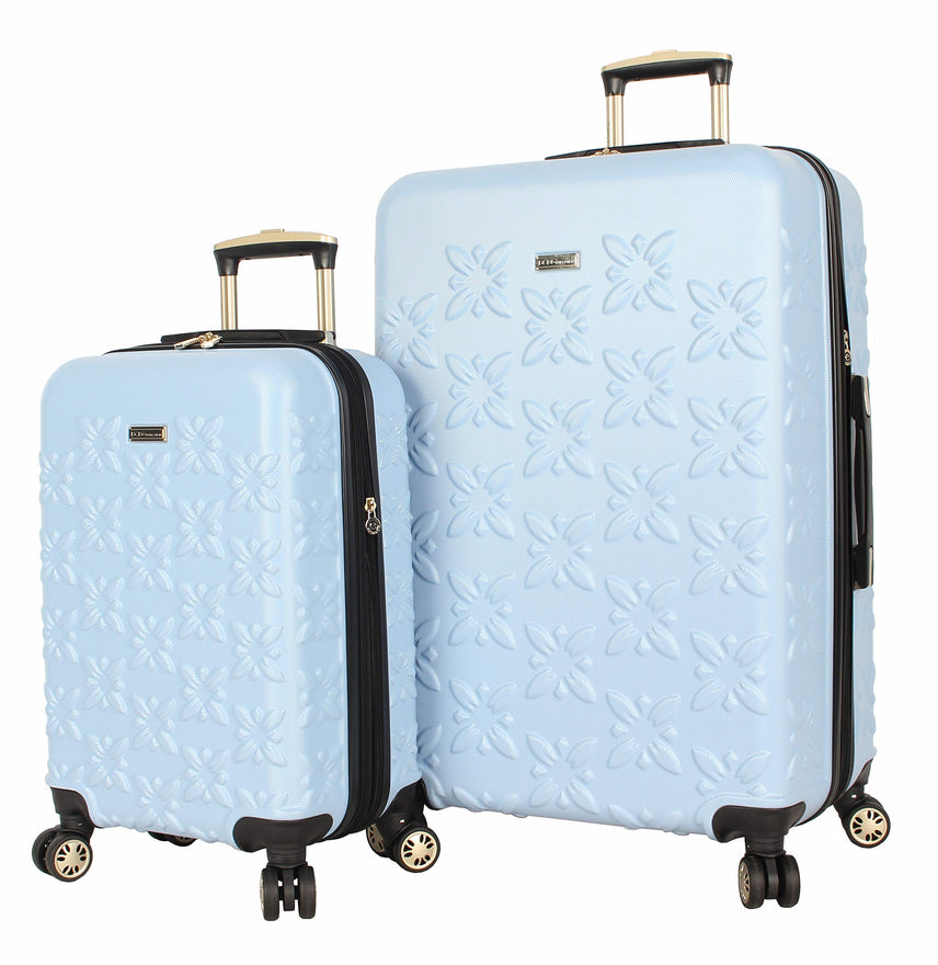 BCBGeneration BCBG Butterfly Luggage Hardside 2 Piece Suitcase Set with ...