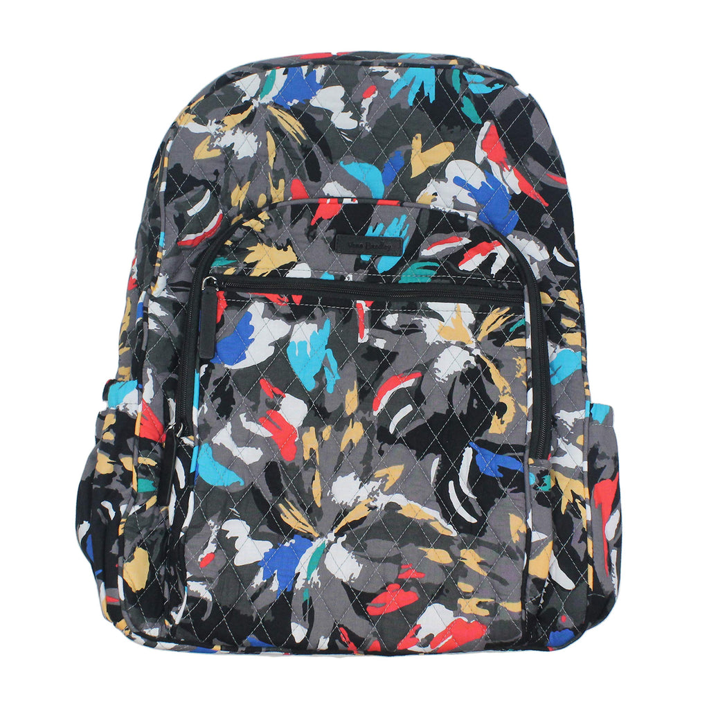 Vera Bradley Splash Floral Campus Backpack