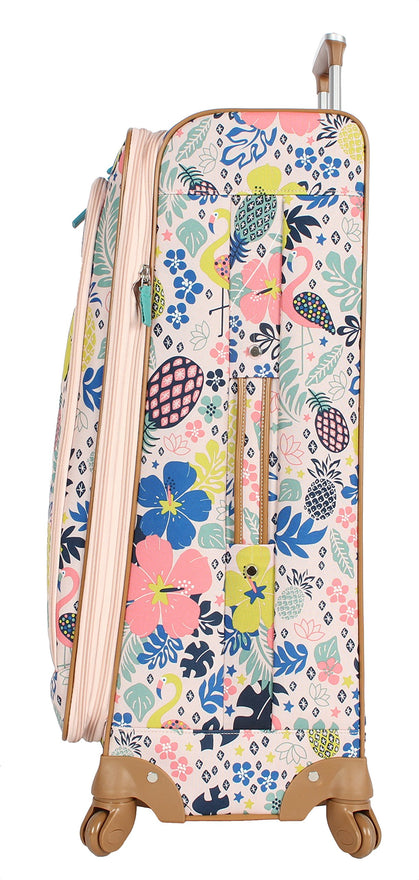 pink bee suitcase