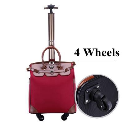 4 wheel luggage trolley