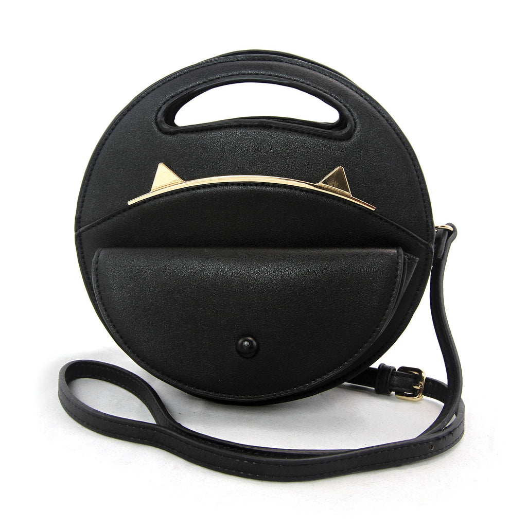 Shop Circular Cat Ears Bag In Vinyl Material – Luggage Factory