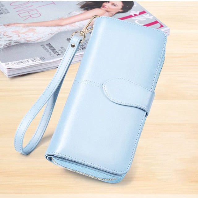 Baellerry Yellow Wallet Women Top Quality Leather Wallet Multifunction ...