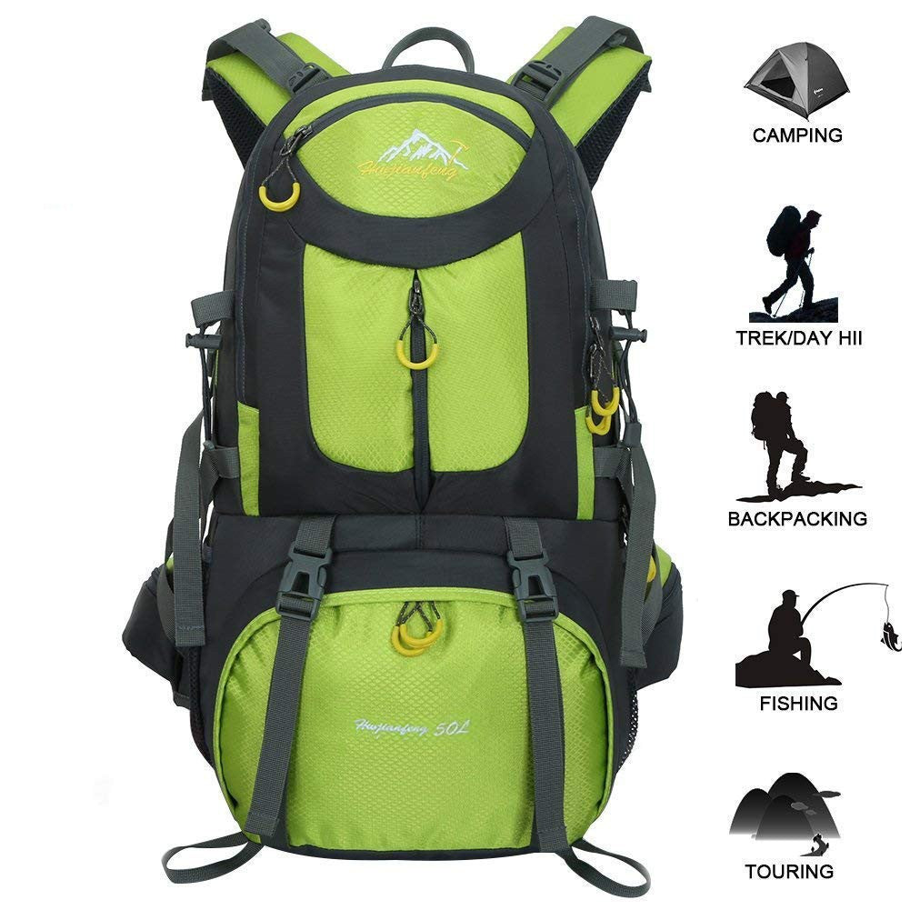 Shop Hiking Backpack 50L Waterproof Huwaijian – Luggage Factory