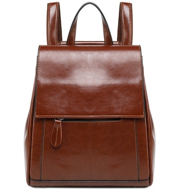 Vintage Small Backpack Female Split Leather Bagpack School Shoulder Bag ...