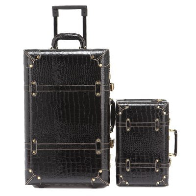 Retro Pu Leather Travel Luggage,13