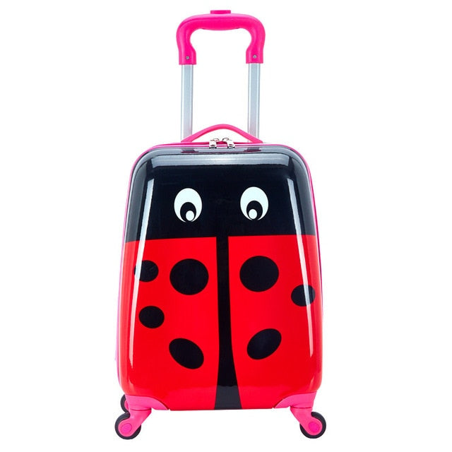 kids luggage on wheels