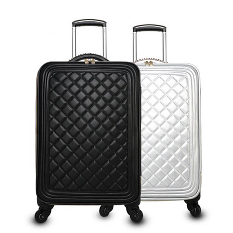 quilted luggage set