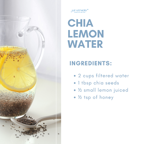 chia lemon water