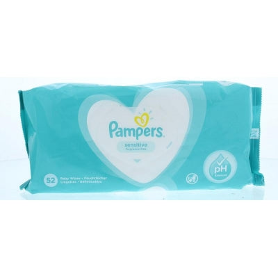 Overjas stel je voor Legende Pampers Babydoekjes sensitive 52 Stuks | Vitamins.nl