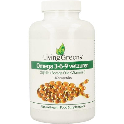 Livinggreens Omega 3-6-9 complex 180 Overig