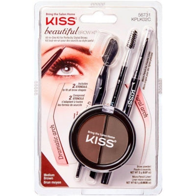 Kiss Beautiful brow kit 1 Stuks