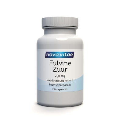 Nova Vitae Fulvinezuur 250 mg 60 Vegetarische Capsule