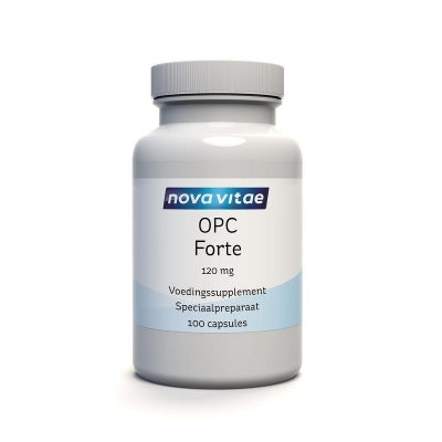 Nova Vitae OPC Forte 120 mg 95% (druivenpit extract) 100 Vegetarische Capsule