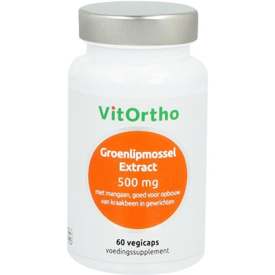 Vitortho Groenlipmossel extract 500 mg 60 Vegacaps
