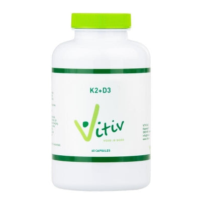 Vitiv Vitamine K2 (MK7) + D3 60 Overig