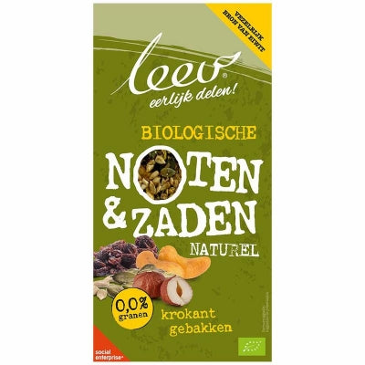 Leev Bio krokant gebakken noten & zaden 250 Gram