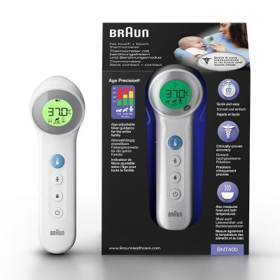 Braun Voorhoofdthermometer BNT 400WE 1 Stuks