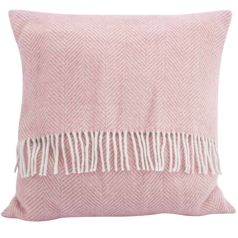 Pure Wool Cushion Cover - Herringbone 